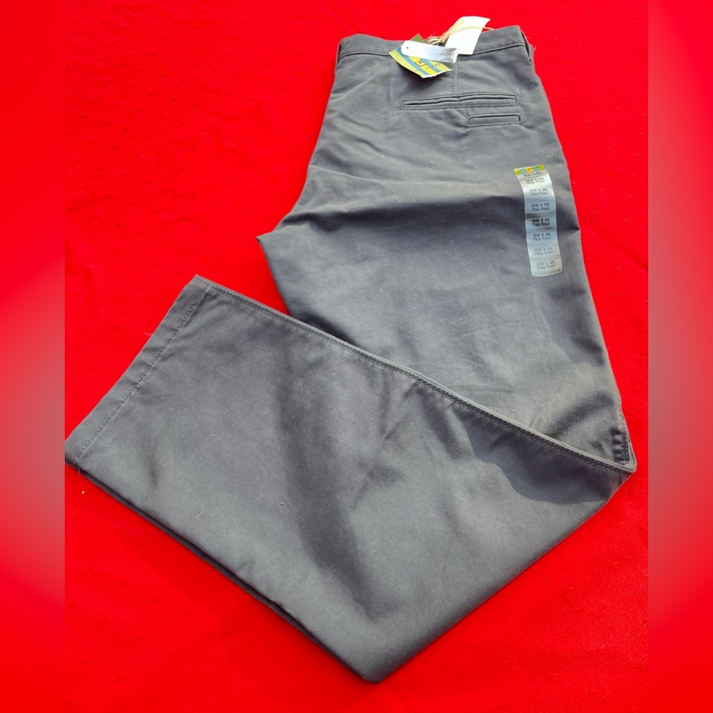 Life Khaki Classic Gray Chinos for Men, size 36x30, Cotton